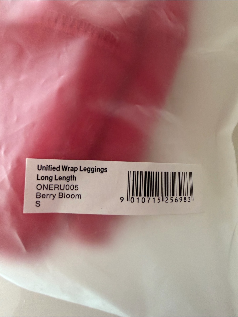 Oner Active Unified Wrap Leggings Long Berry Bloom S NWT - Picture 7 of 7